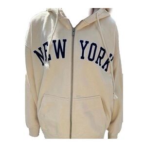 brandy melville new york zip up